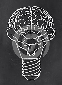 Abstract Brain as a Bulb