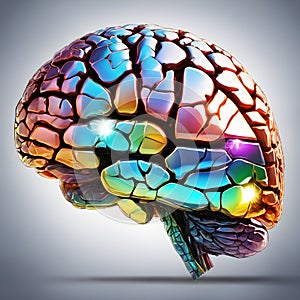 abstract brain image ai