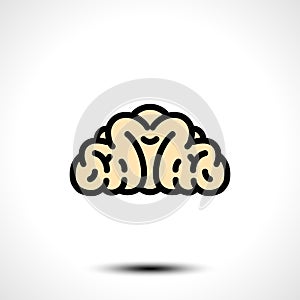 Abstract brain logo