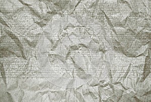 Abstract brick crumpled paper effect