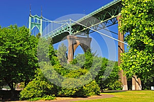 Abstract bridge and lines