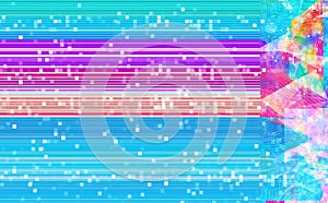 Abstract technology collage background