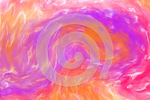 Abstract Bright background with orange waves