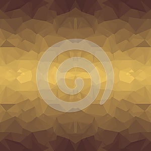 Abstract Brown Polygonal Background