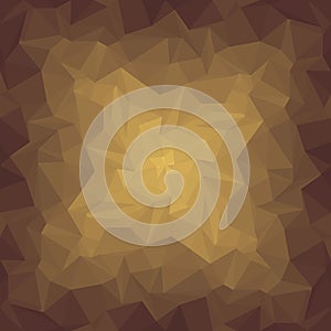 Abstract Brown Polygonal Background