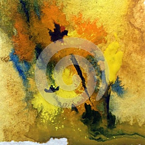 Abstract bright colored decorative background . Floral pattern . Magic flower