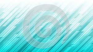 Vector Abstract Bright Diagonal Stripes Texture in Light Teal Gradient Background photo