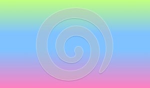 Abstract bright multi colored (light green, pink and blue) gradient