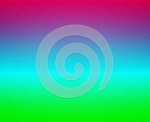 Abstract bright multi colored (Pink, blue and green) gradient background