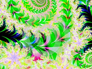 abstract bright multicolor linear pattern, color graphics, background