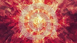 Abstract Bright Red Color Background Design