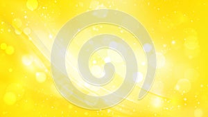 Abstract Bright Yellow Blurry Lights Background Vector