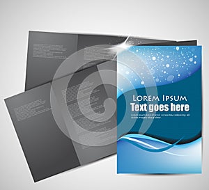 Abstract brochure design