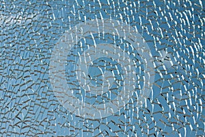 Abstract broken glass.