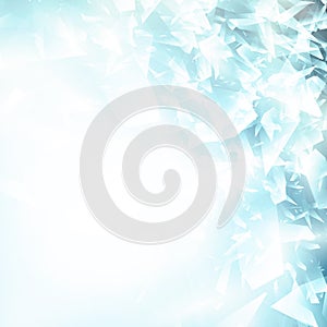 Abstract broken glass background