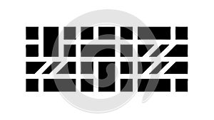 Abstract Broken Grid Pattern for Modern Dynamic Backgrounds, vector design Generative AI