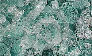 Abstract of broken tempered glass background