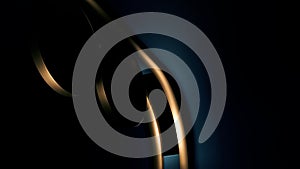 Abstract bronze coins rolling and falling in a slot of an automatic machine. Design. Inserting coins, concept of paying