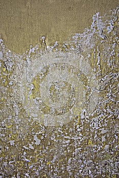 Abstract bronze gold painted wall design texture, grunge art, unique modern home wall art decorative paint