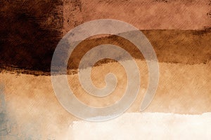 Abstract brown brushstrokes photo