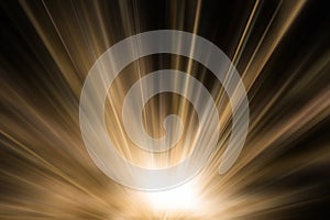 Abstract brown gold light