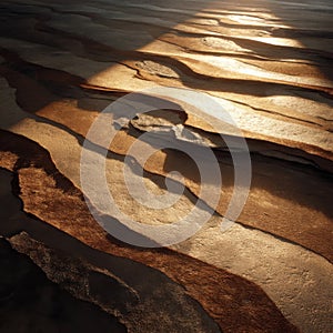 Abstract Brown and Gold Metallic Texture Background