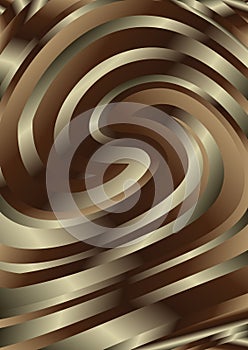 Abstract Brown and Gold Twister Background