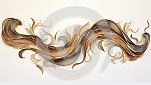 Abstract brown golden shiny glow wavy background. Gold glitter waves in earth tone colors textured design. Luxury