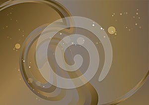 Abstract Brown and Grey Gradient Twirl Background Illustration