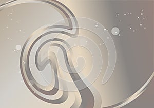 Abstract Brown and Grey Gradient Twirling Background Graphic