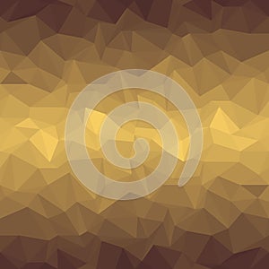 Abstract Brown Polygonal Background
