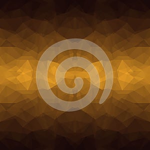 Abstract Brown Polygonal Background