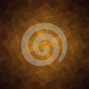 Abstract Brown Polygonal Background