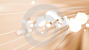 Abstract Brown and White Blurry Lights Background Graphic