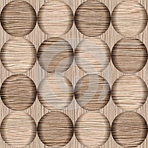 Abstract bubble pattern - Blasted Oak Groove wood texture