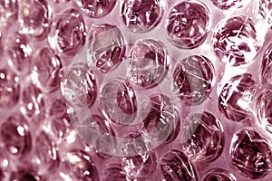 Abstract Bubble Wrap Plastic Circles Shiny Coloured Background