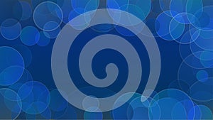 Abstract bubbles background with copy space for text in the center