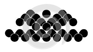 Abstract Bubbles Dots Pattern Organic Background Texture, vector design Generative AI