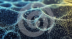 Abstract Bubbles and Particles Background