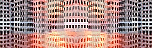 Abstract buildings banner