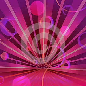 Abstract burgundy background with circles and