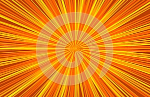 Abstract bursting orange bright template