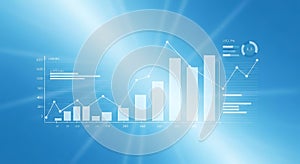 Abstract Business Data Visualization