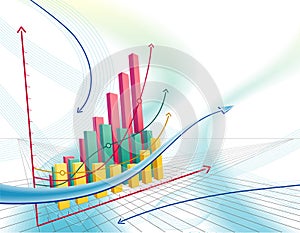 Abstract business graph