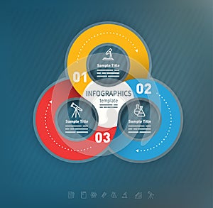 Abstract business presentation template
