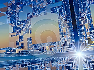 Abstract Business Speed Background