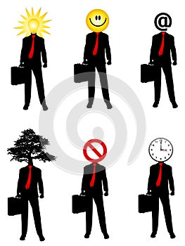 Abstract Businessman Concepts