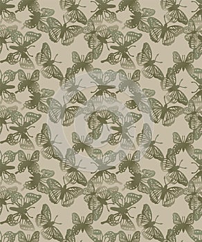 Abstract Butterfly Background - vector.