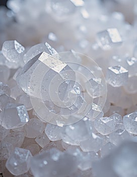 Abstract calcite background featuring a rhombohedral crystal system