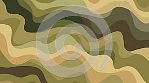 Abstract camo design in earth tones. Background. Concept of nature-inspired concealment, tactical wear, forest